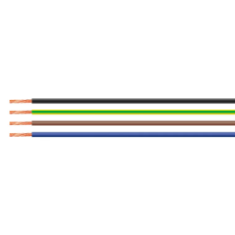H05V-K coil 1x1 mm² black - 100m