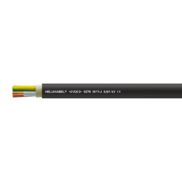 NYY-J 5x2.5 re mm² black - 100m